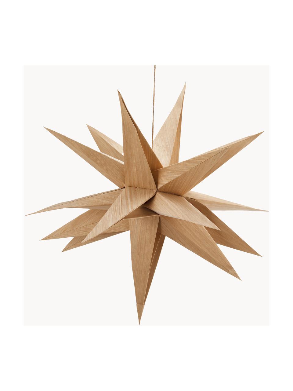 Pieza decorativa de madera Venus, Madera, Beige, Ø 55 cm