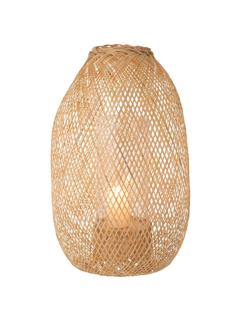 Lanterna in bambù Hazel, Legno chiaro, Ø 33 x Alt. 49 cm