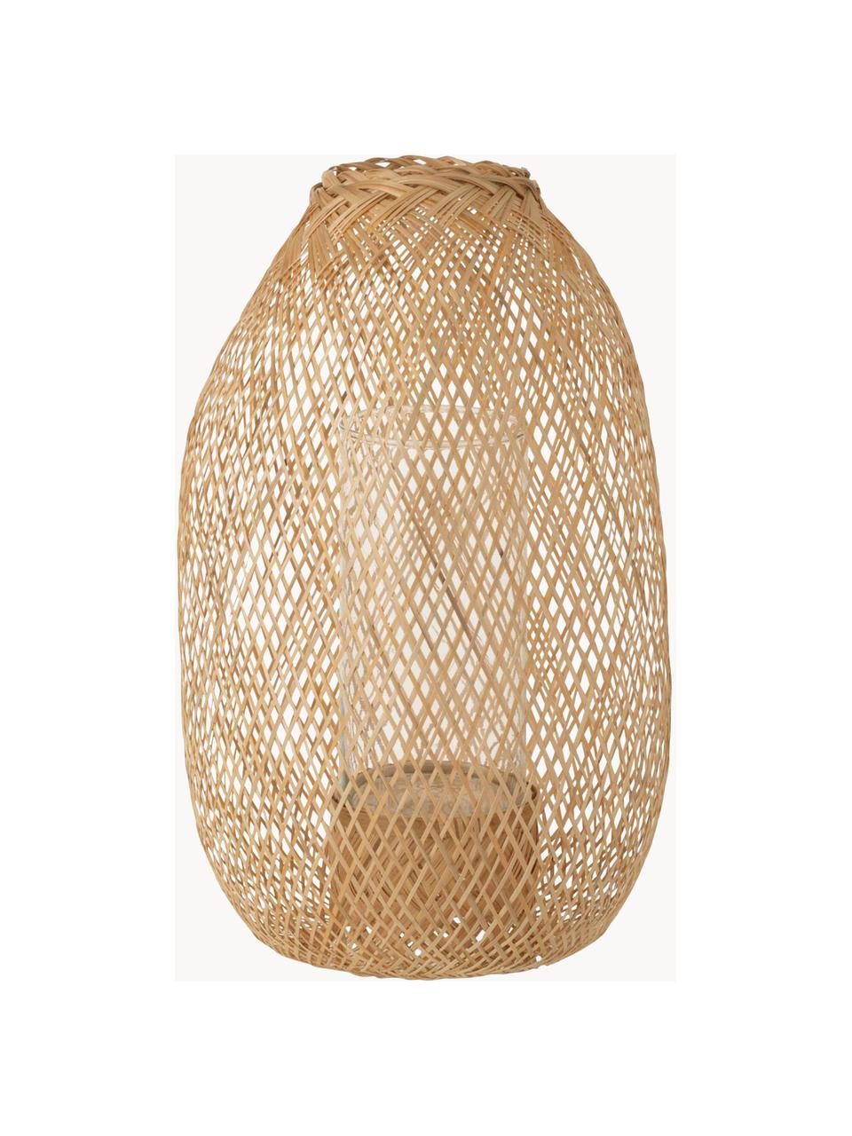 Lanterne en bambou Hazel, Bois clair, Ø 33 x haut. 49 cm
