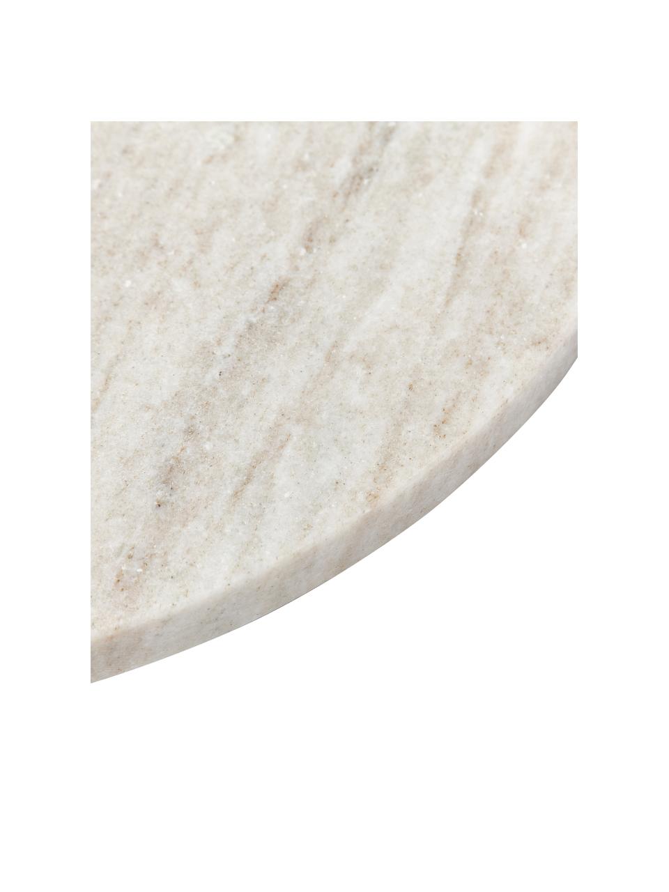 Taca dekoracyjna do serwowania z marmuru Como, Marmur, Beżowy, marmurowy, Ø 35 x W 2 cm