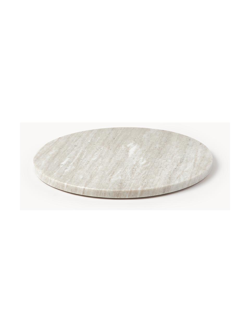 Fuente decorativa de mármol Como, Mármol, Mármol beige, Ø 35 x Al 2 cm