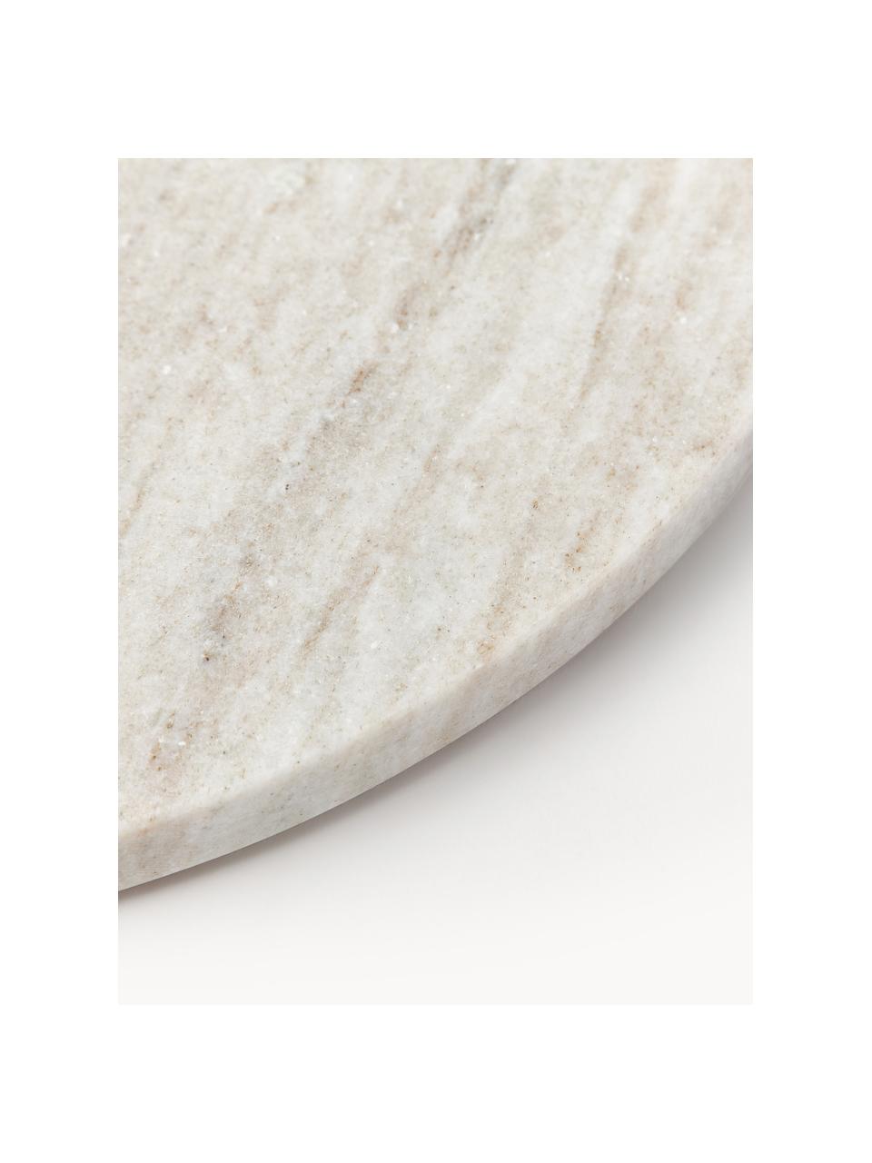 Fuente decorativa de mármol Como, Mármol, Mármol beige, Ø 35 x Al 2 cm
