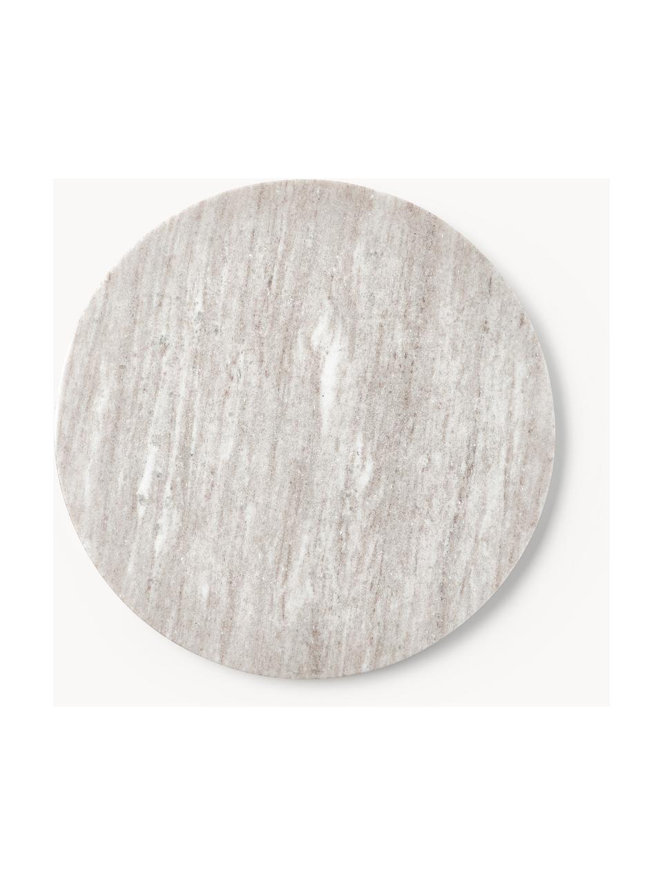 Plat de service décoratif en marbre Como, Marbre, Beige, marbré, Ø 35 cm
