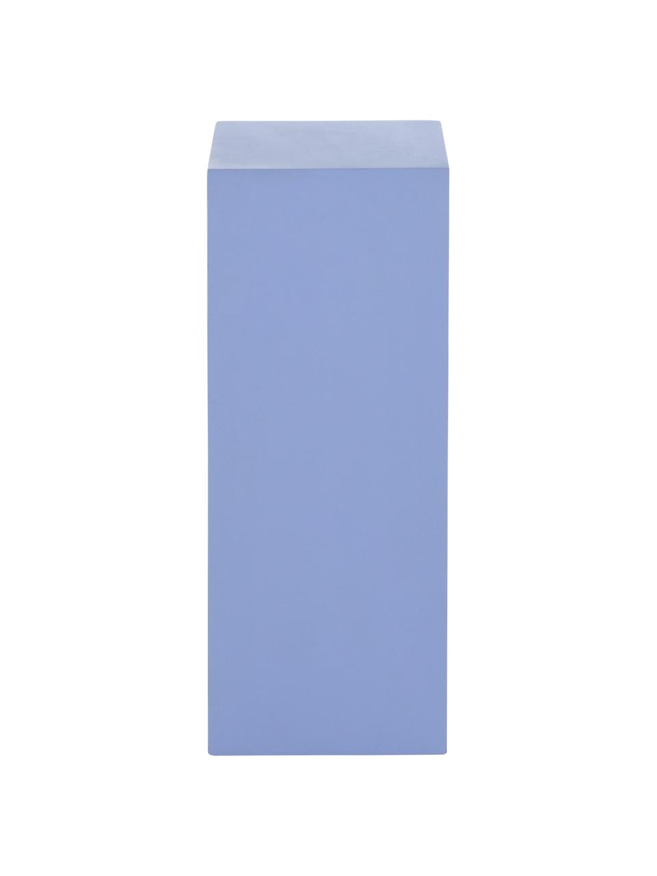 Holz-Dekosäule Smash, Mitteldichte Holzfaserplatte (MDF), Blau, B 20 x H 50 cm