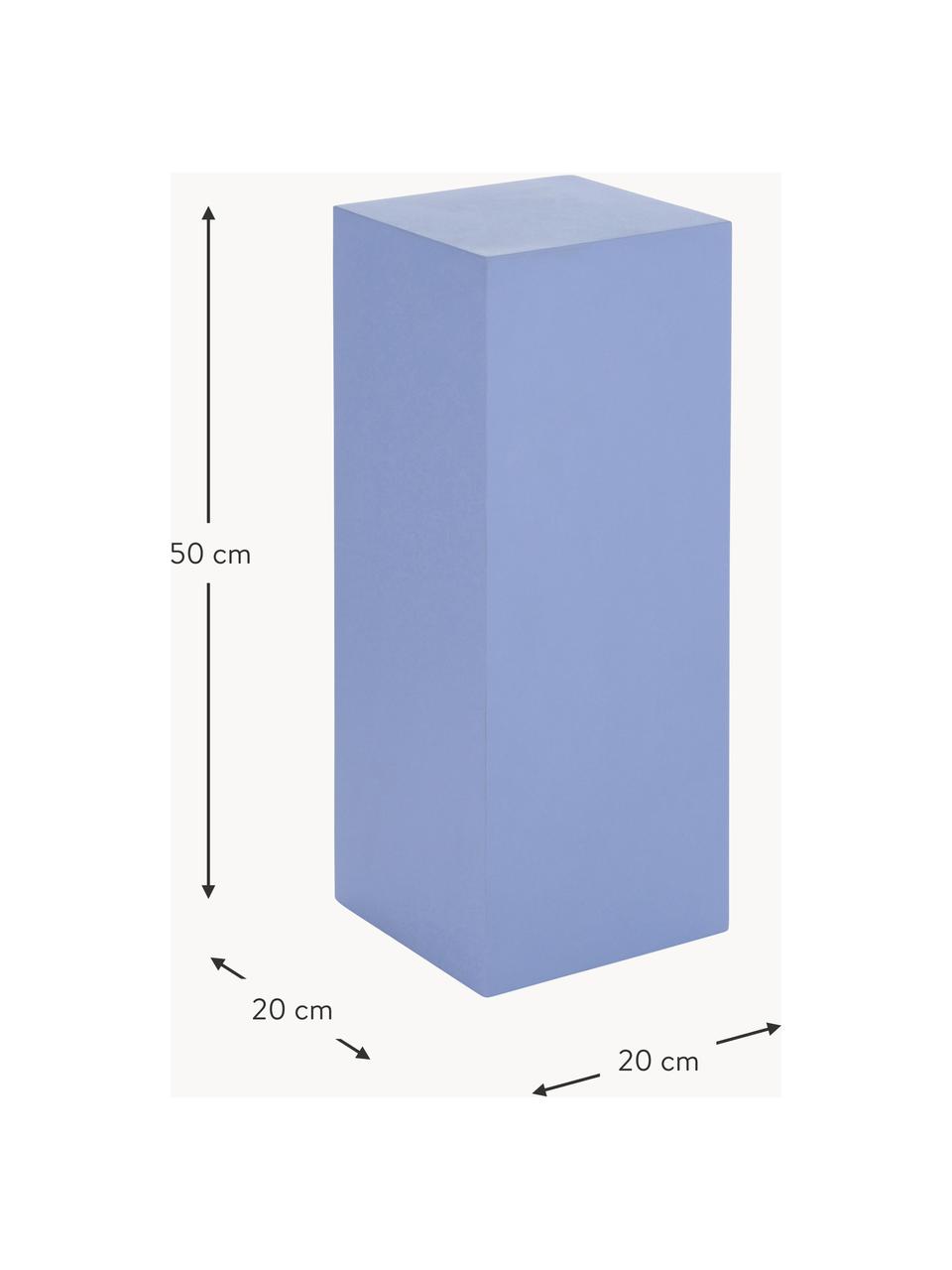 Ozdobný stĺp Smash, Drevovláknitá doska strednej hustoty (MDF), Modrá, Š 20 x V 50 cm