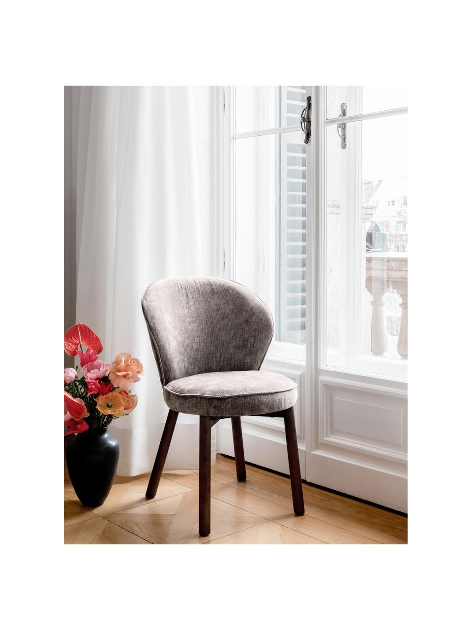 Čalouněná židle Serena, Šedá, Š 56 cm, H 64 cm