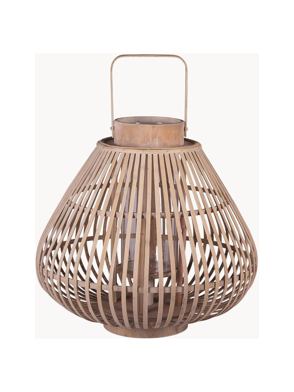 Lampáš z bambusu Sahara, Svetlohnedá, Ø 39 x V 33 cm