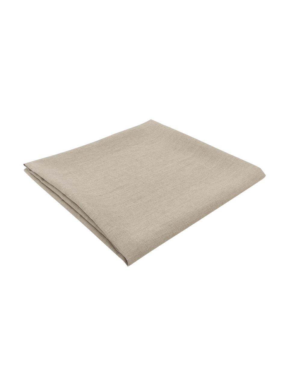 Mantel de lino Heddie, 100% lino, Beige, De 4 a 6 comensales (An 145 x L 200 cm)