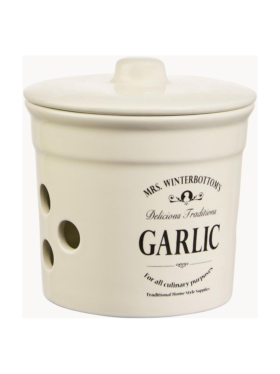 Boîte de rangement Mrs Winterbottoms Garlic, Grès cérame, Garlic, Ø 14 x haut. 12 cm