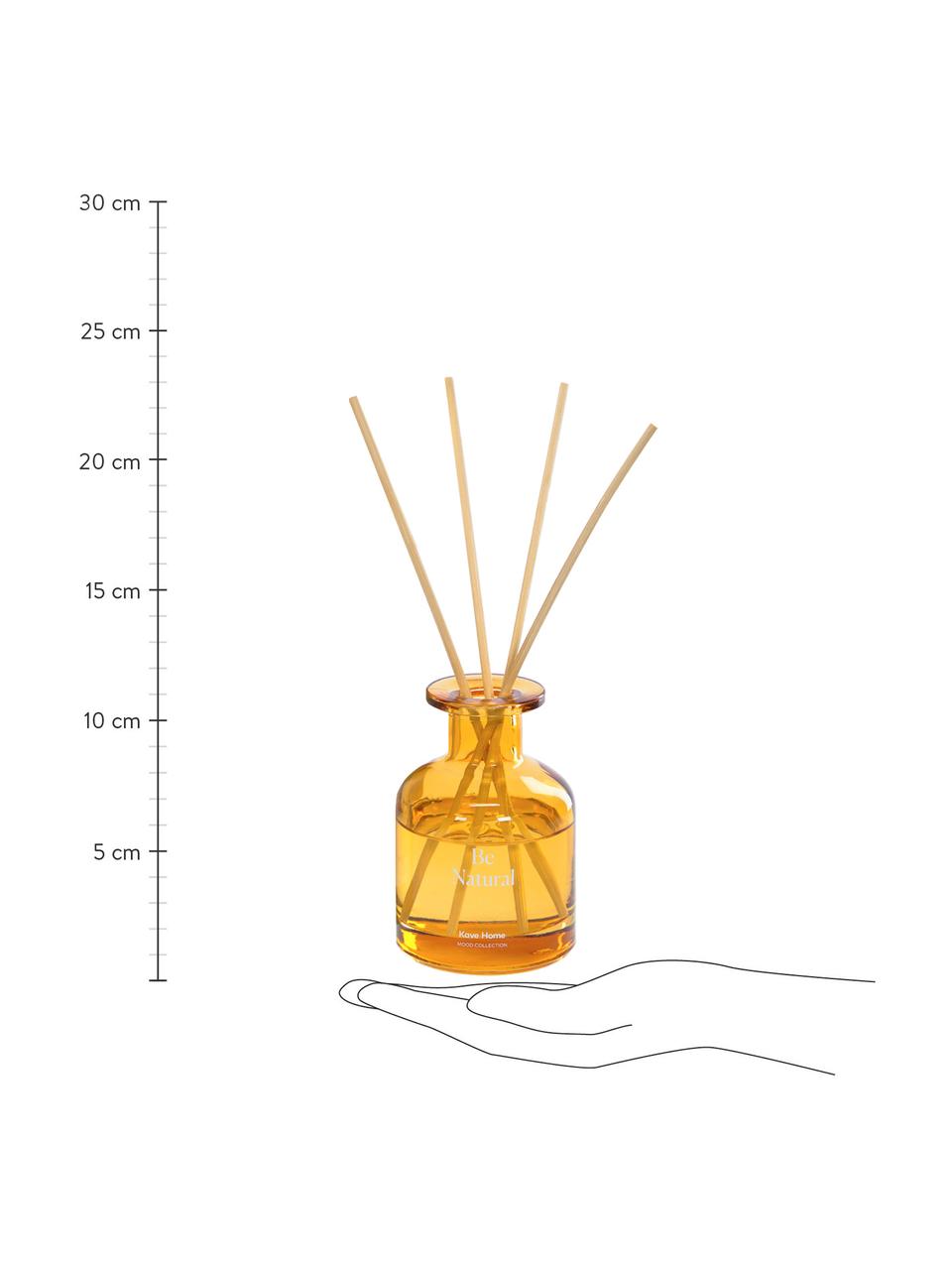 Diffuser Be Natural (bergamot, eucalyptus), Houder: glas, Bergamot, eucalyptus, Ø 7 x H 22 cm