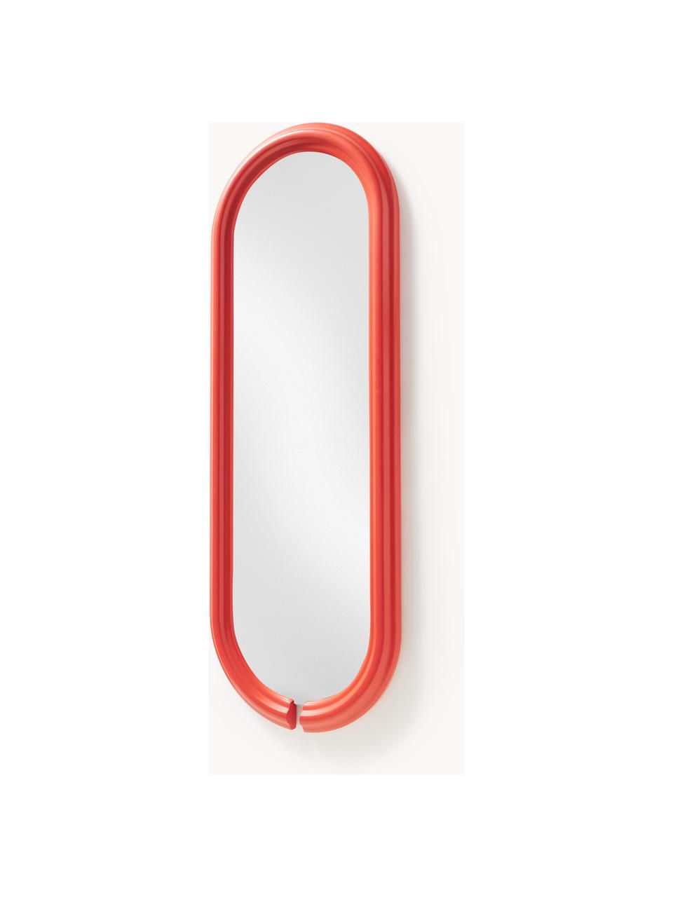 Ovaler Ganzkörperspiegel Mael, Spiegelfläche: Spiegelglas Dieses Produk, Korallrot, B 50 x H 140 cm