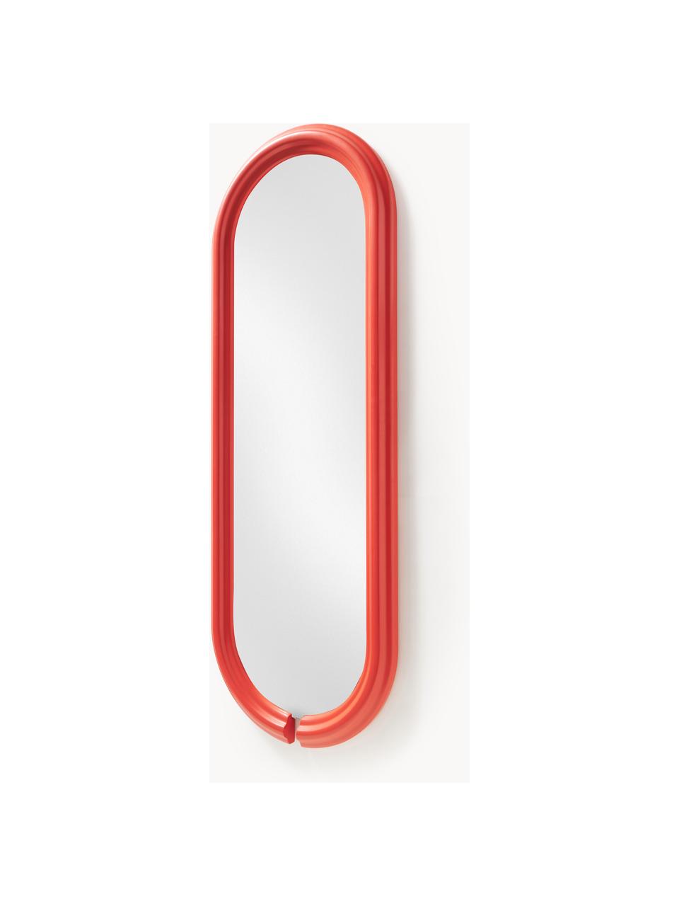 Ovaler Ganzkörperspiegel Mael, Spiegelfläche: Spiegelglas Dieses Produk, Korallrot, B 50 x H 140 cm