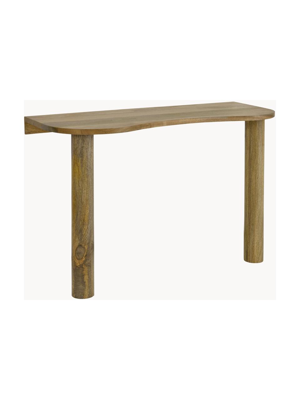 Console en bois de manguier Grow, Bois de manguier, enduit, Bois de manguier, larg. 120 x haut. 75 cm