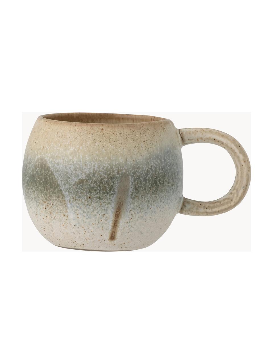 Handgemachte Tasse Elia mit reaktiver Glasur, Steingut, Bunt mit reaktiver Glasur, Ø 11 x H 9 cm, 480 ml