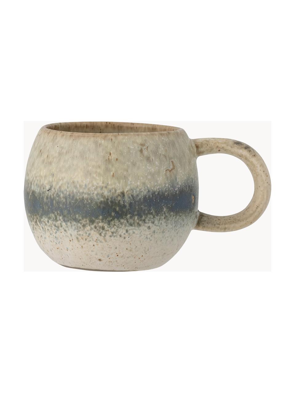 Taza artesanal con esmalte reactivo Alise, Cerámica de gres, Multicolor con esmalte reactivo., Ø 11 x Al 9 cm, 480 ml