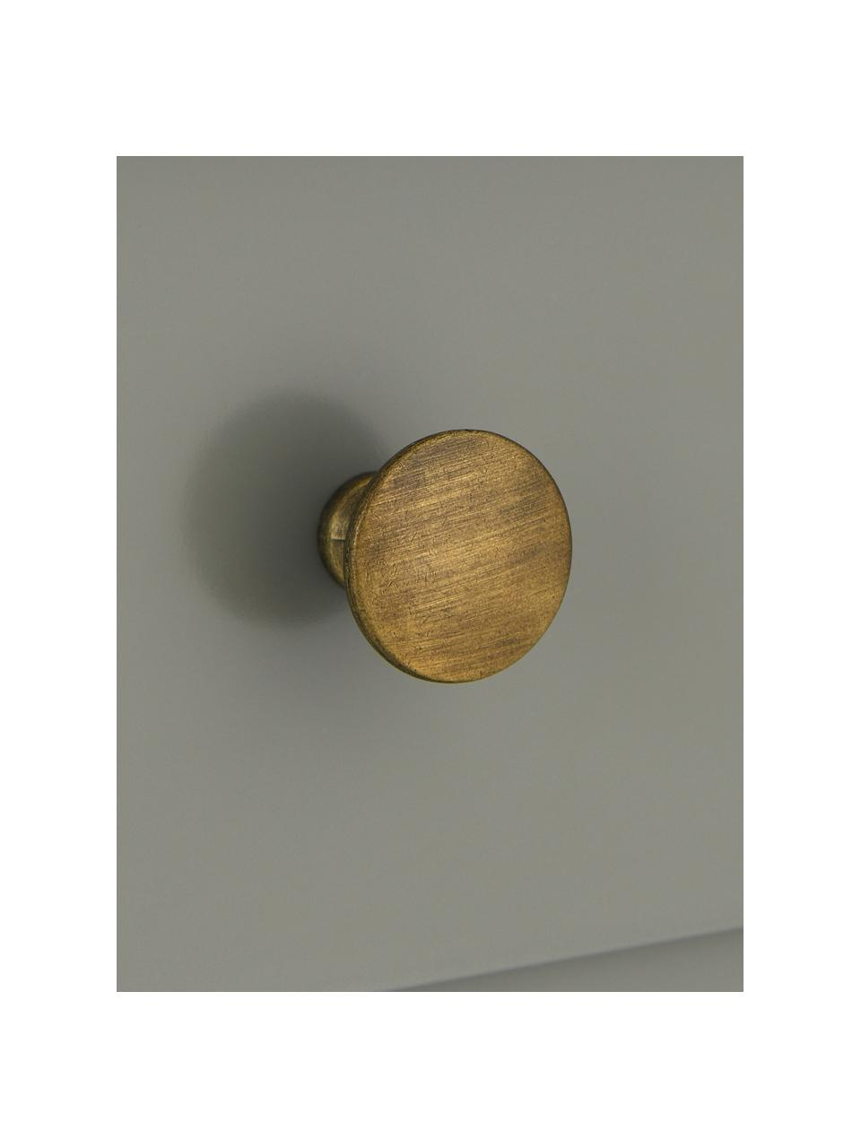 Consola de madera Ditti, estilo rústico, Estructura: madera de pino maciza, ta, Madera de pino pintado en verde, An 104 x Al 83 cm