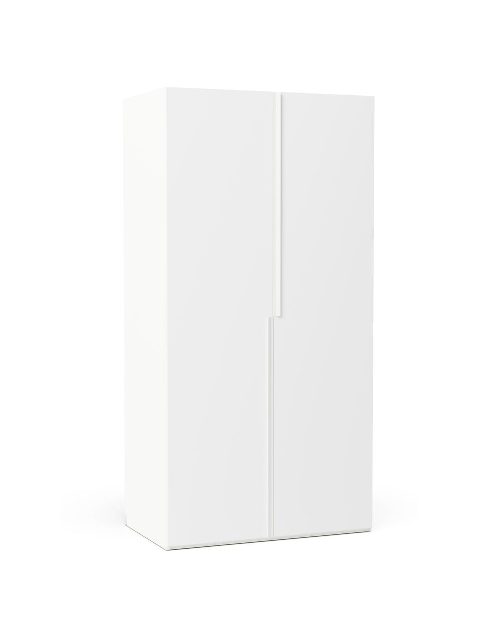 Modulárna šatníková skriňa s otočnými dverami Leon, šírka 100 cm, niekoľko variantov, Biela, V 200 cm, Basic