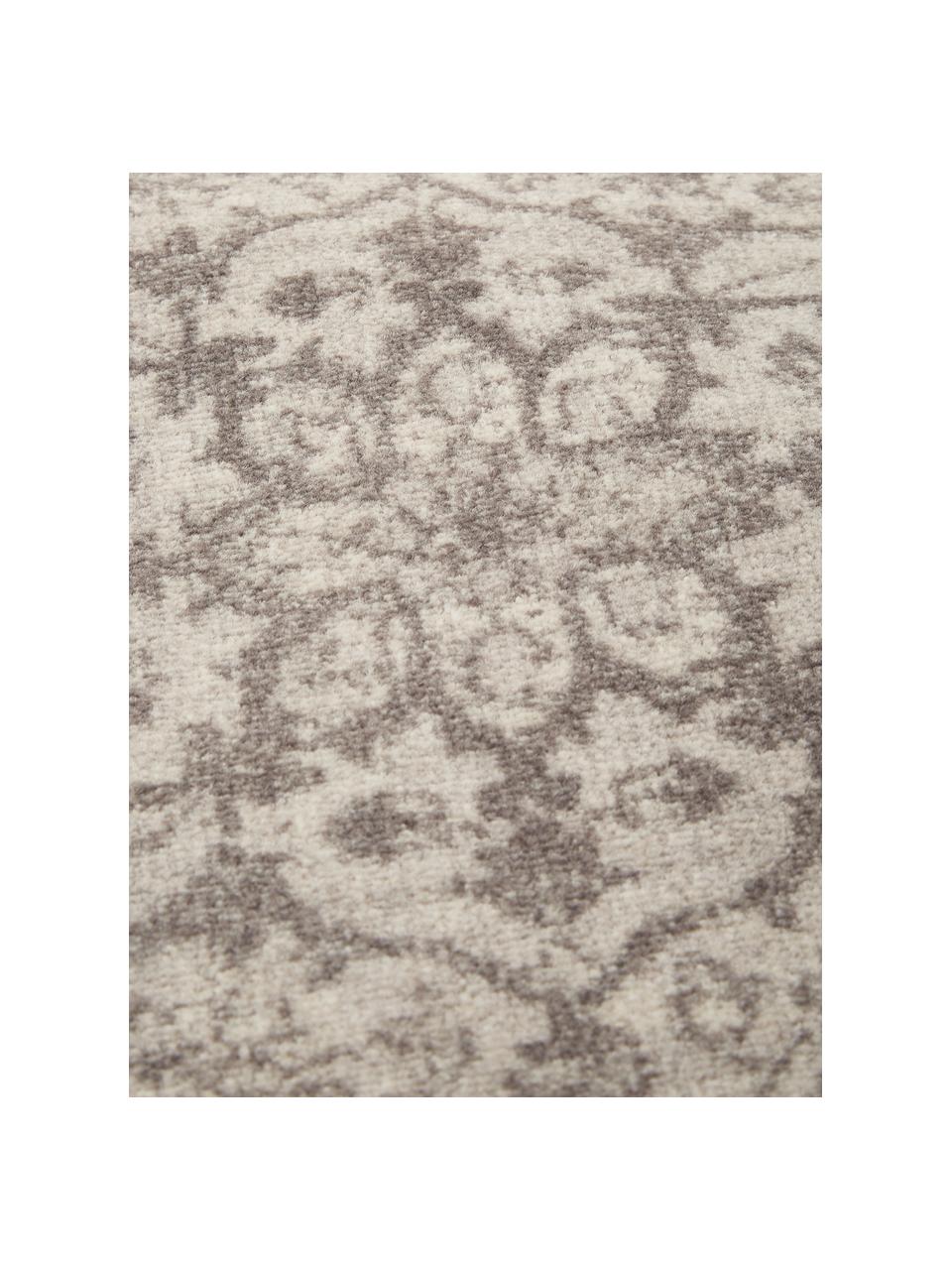 Tapis de couloir vintage Elegant, Tons gris, imprimé, larg. 80 x long. 250 cm