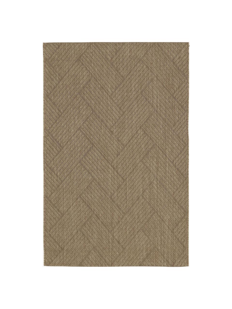 Tapis d'extérieur Ory, 100 % polypropylène, Beige, larg. 120 x long. 180 cm (taille S)