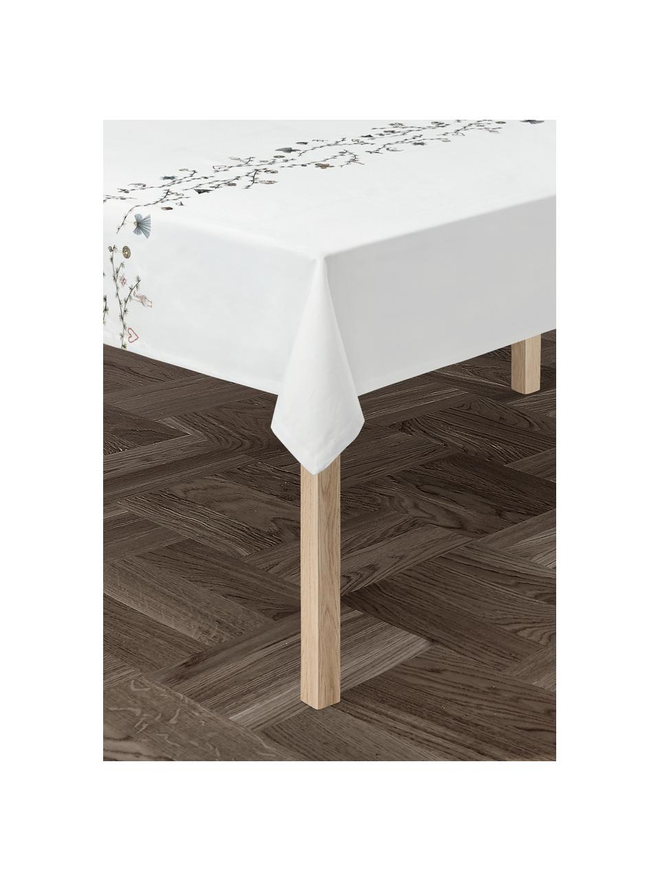 Nappe Hammershøi, 100% coton, Tons verts, blanc, noir, jaune, 6-8 personnes (long. 150 x larg. 220 cm)