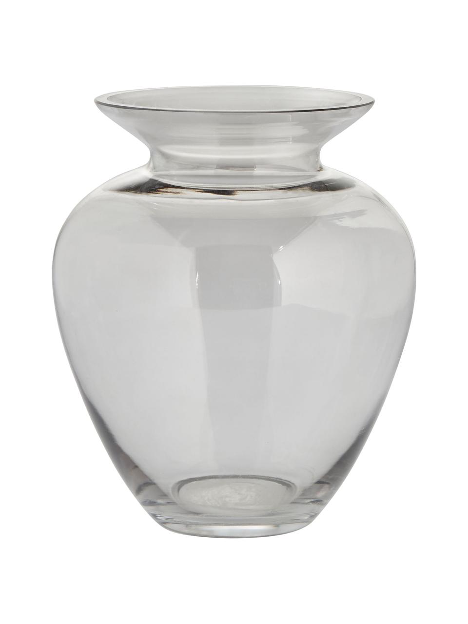 Vaso in vetro soffiato Milia, Vetro, Grigio trasparente, Ø 18 cm
