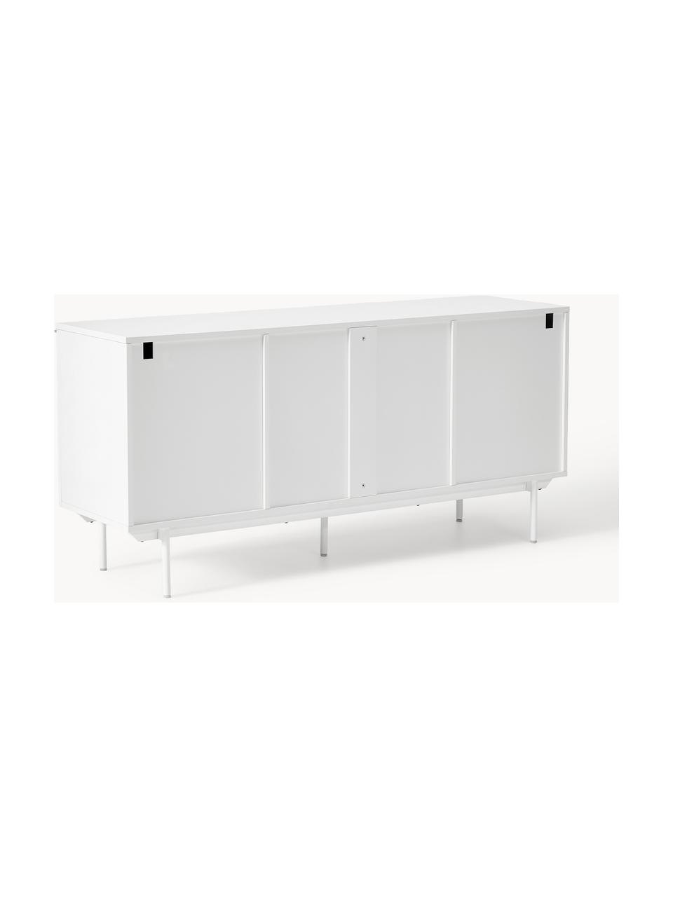 Enfilade Elona, Blanc, larg. 160 x haut. 75 cm