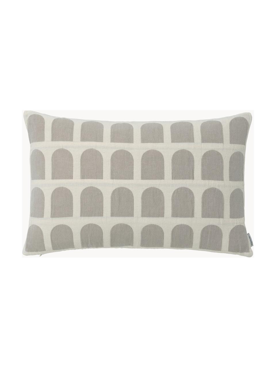 Bavlněný povlak na polštář Arch, Bavlna, Béžová, tlumeně bílá, Š 40 x D 60 cm