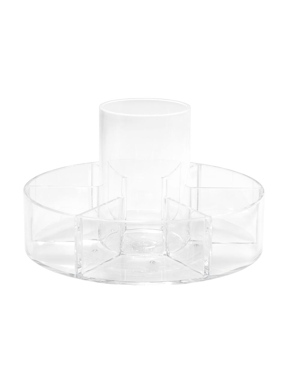 Organisateur cosmétique Daga, Plastique, Transparent, Ø 20 cm x haut. 13 cm