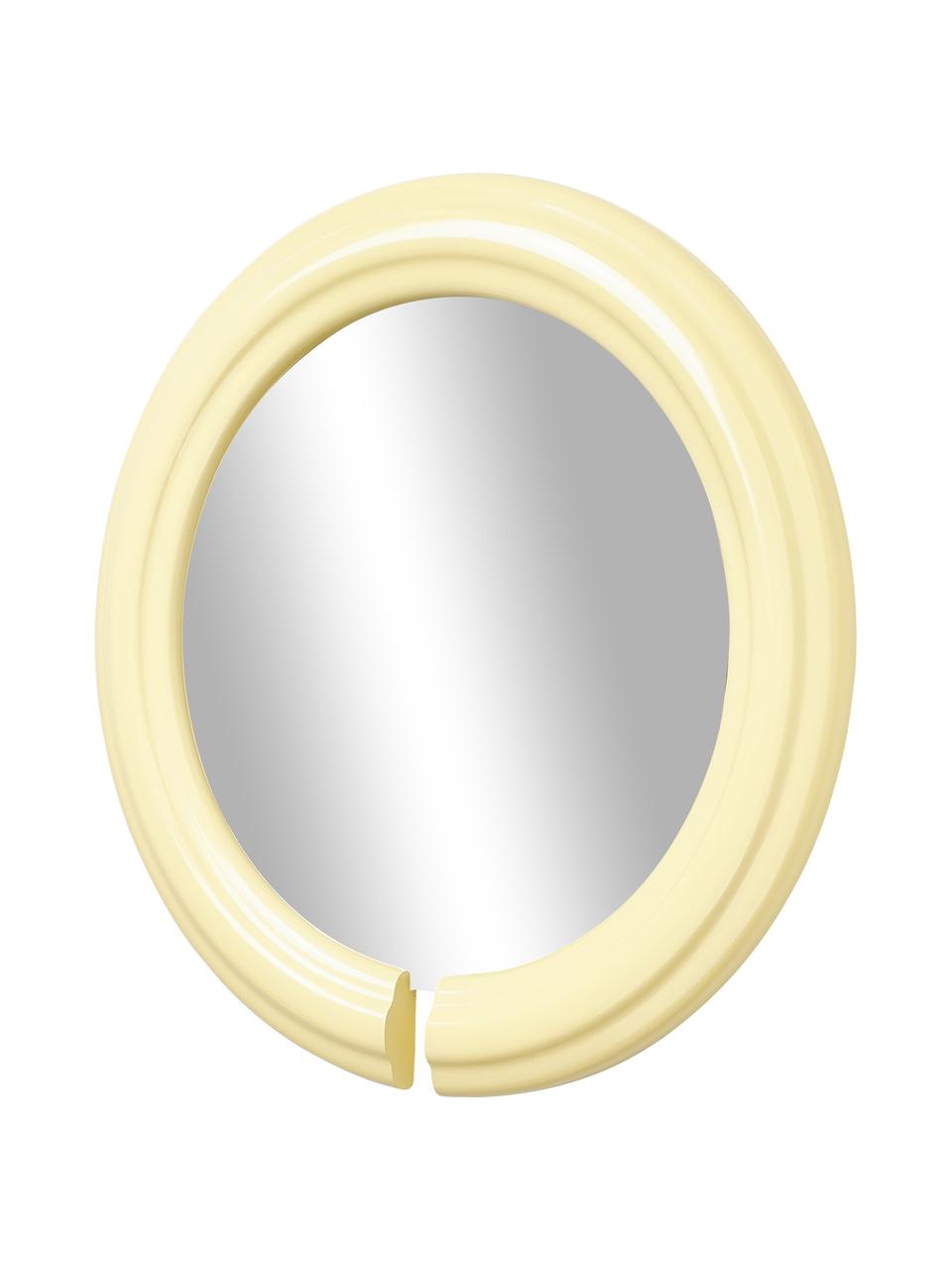 Lustro ścienne Mael, Żółty, Średnica: 75 cm