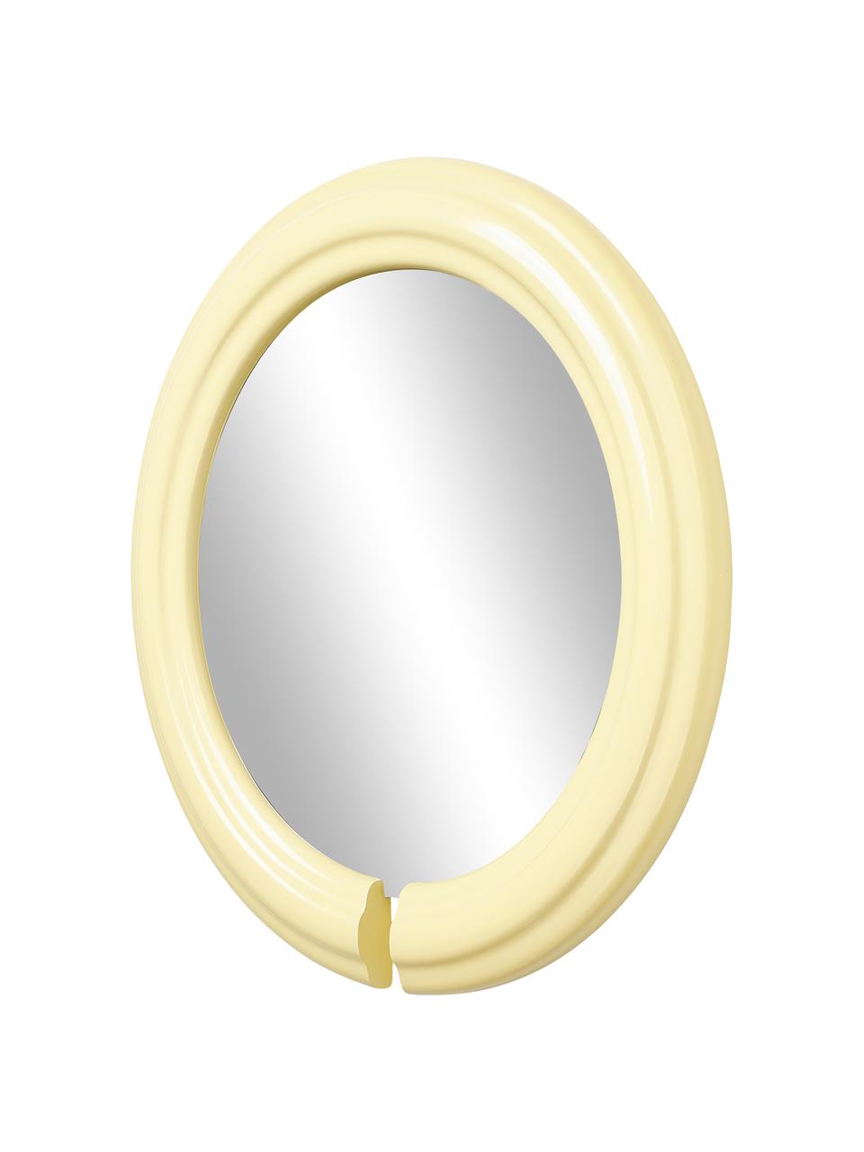 Okrúhle zrkadlo Mael, Žltá, Ø 75 cm
