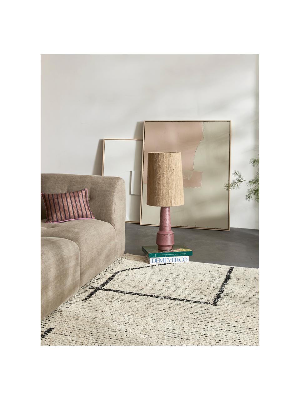 Zarámovaný obraz na plátně Olivia, Krémová, růžová, Š 100 cm, V 120 cm