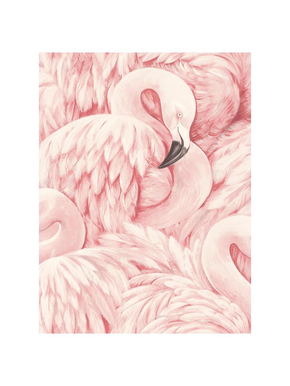 Papel pintado Pinky, Tejido no tejido, Rosa, An 53 x L 1005 cm