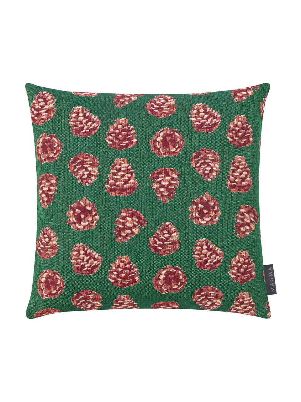 Coussin 40x40 Noël Alvin, Vert, rouge, beige