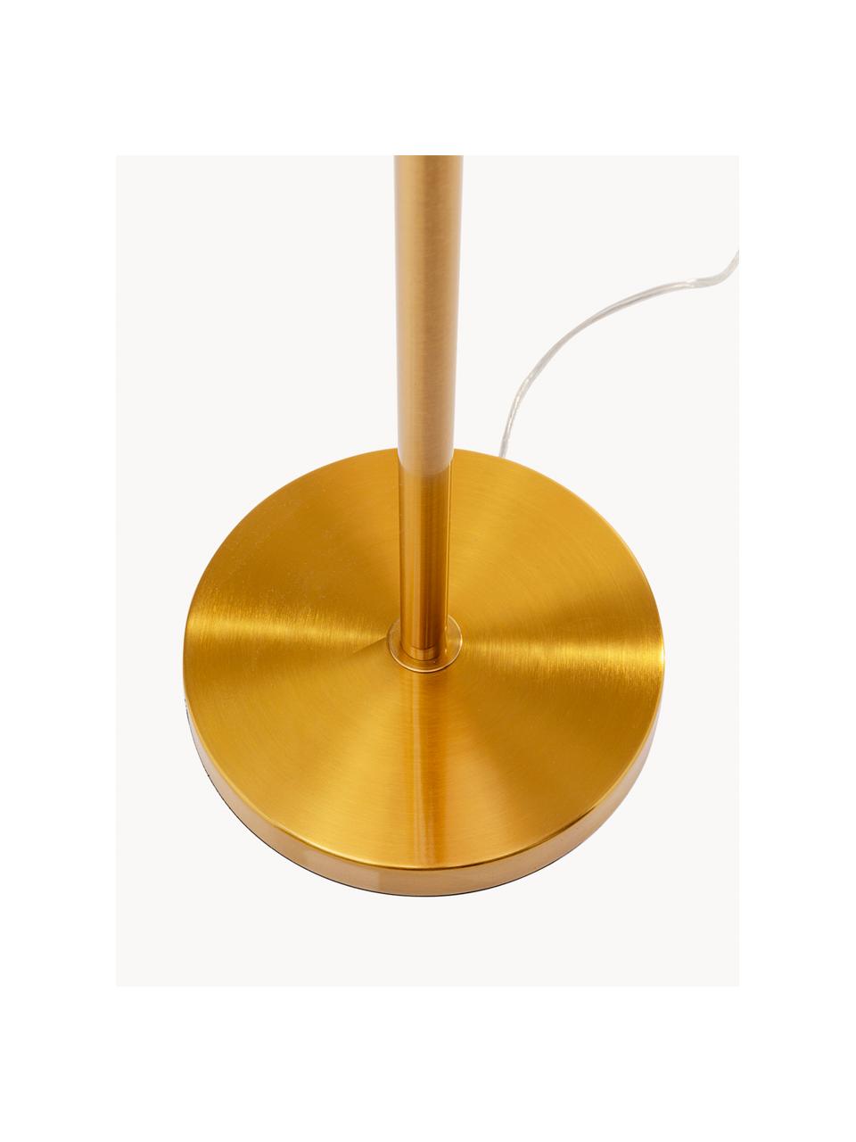 Lampa podłogowa Feather Palm, Odcienie złotego, blady różowy, W 165 cm