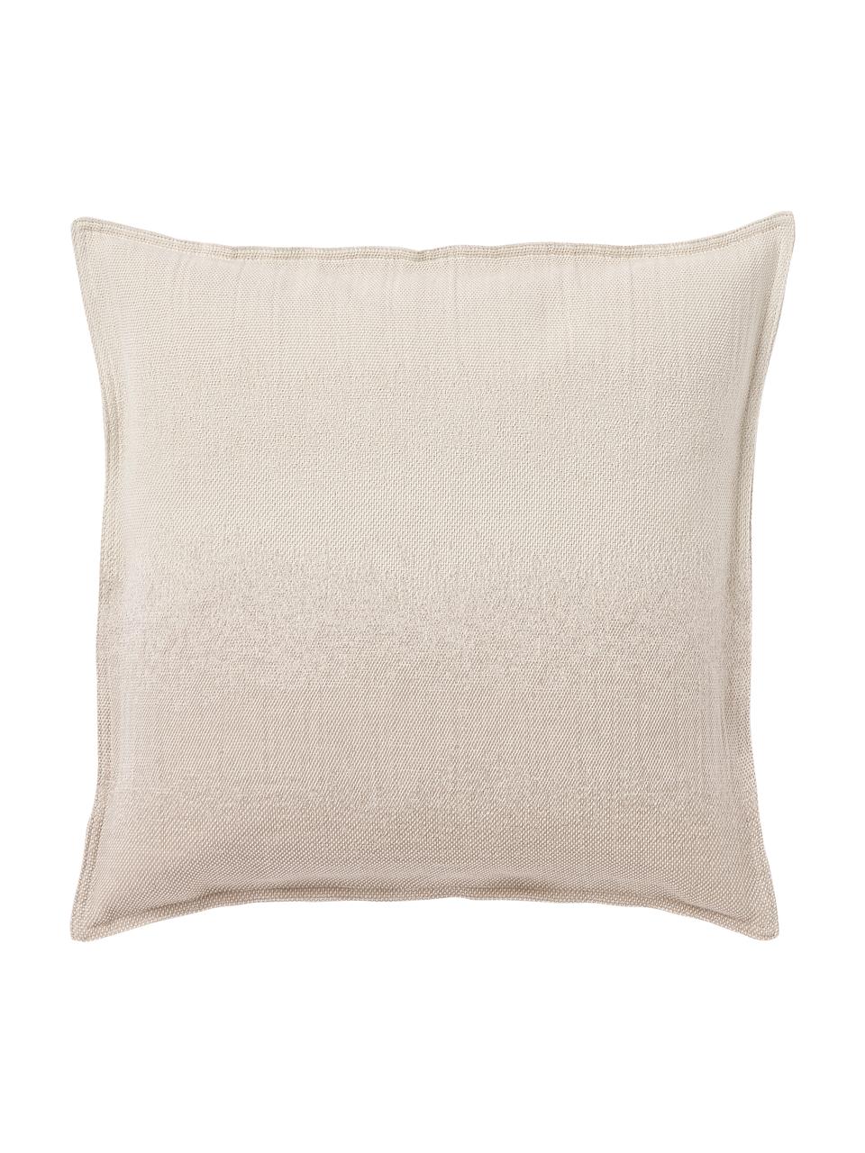 Katoenen kussenhoes Marcella met ombré effect, 100% katoen

Het in dit product gebruikte materiaal is getest op schadelijke stoffen en gecertificeerd volgens STANDARD 100 door OEKO-TEX®, 6457CIT, CITEVE., Beige, B 45 x L 45 cm