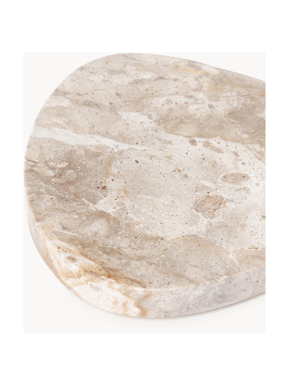 Set sottobicchieri in marmo Lio 4 pz, Marmo, Beige marmorizzato, Larg. 10 x Prof. 10 cm