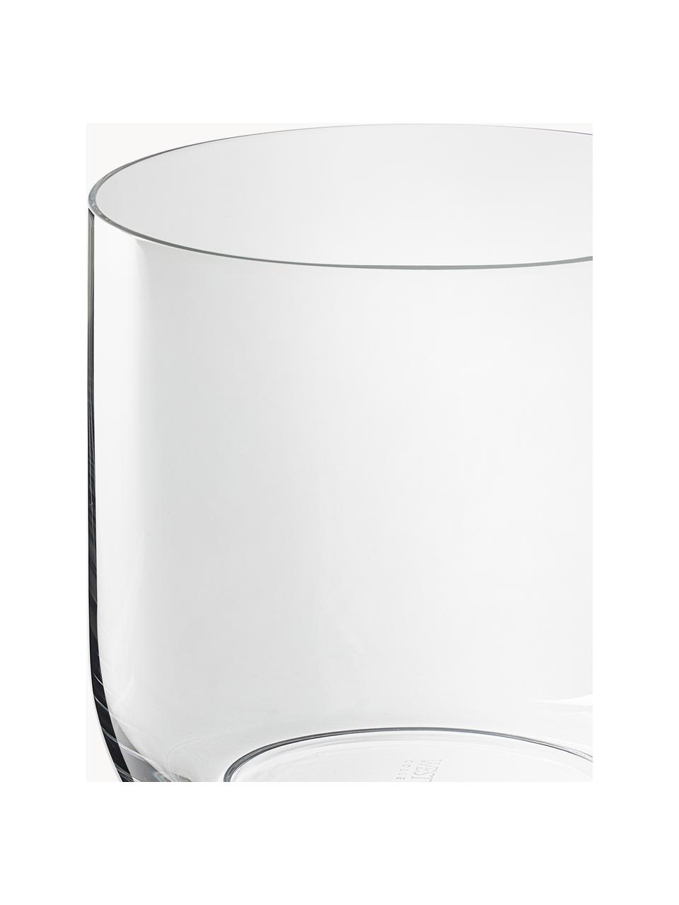 Vasos Eleia, 4 uds., Vidrio de cristal, Transparente, Ø 7 x Al 9 cm, 288 ml