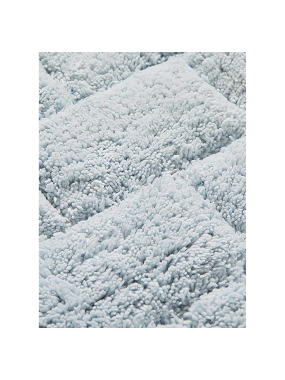 Tapis de bain moelleux Metro, 100 % coton bio
Qualité supérieure 1900 g/m², Bleu clair, larg. 60 x long. 90 cm