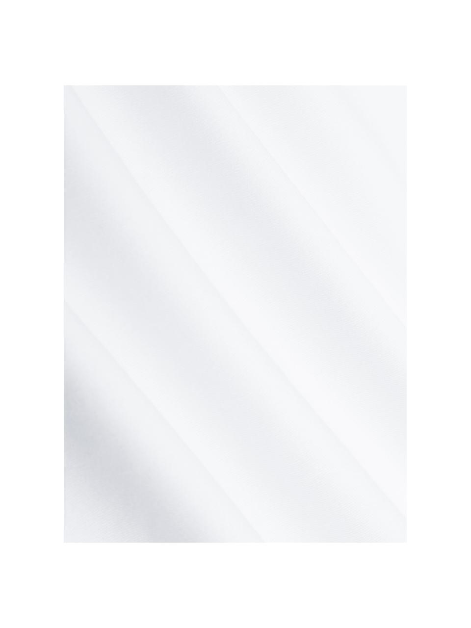 Baumwollsatin-Bettdeckenbezug Premium mit Stehsaum, Webart: Satin, leicht glänzend Fa, Weiss, B 200 x L 210 cm