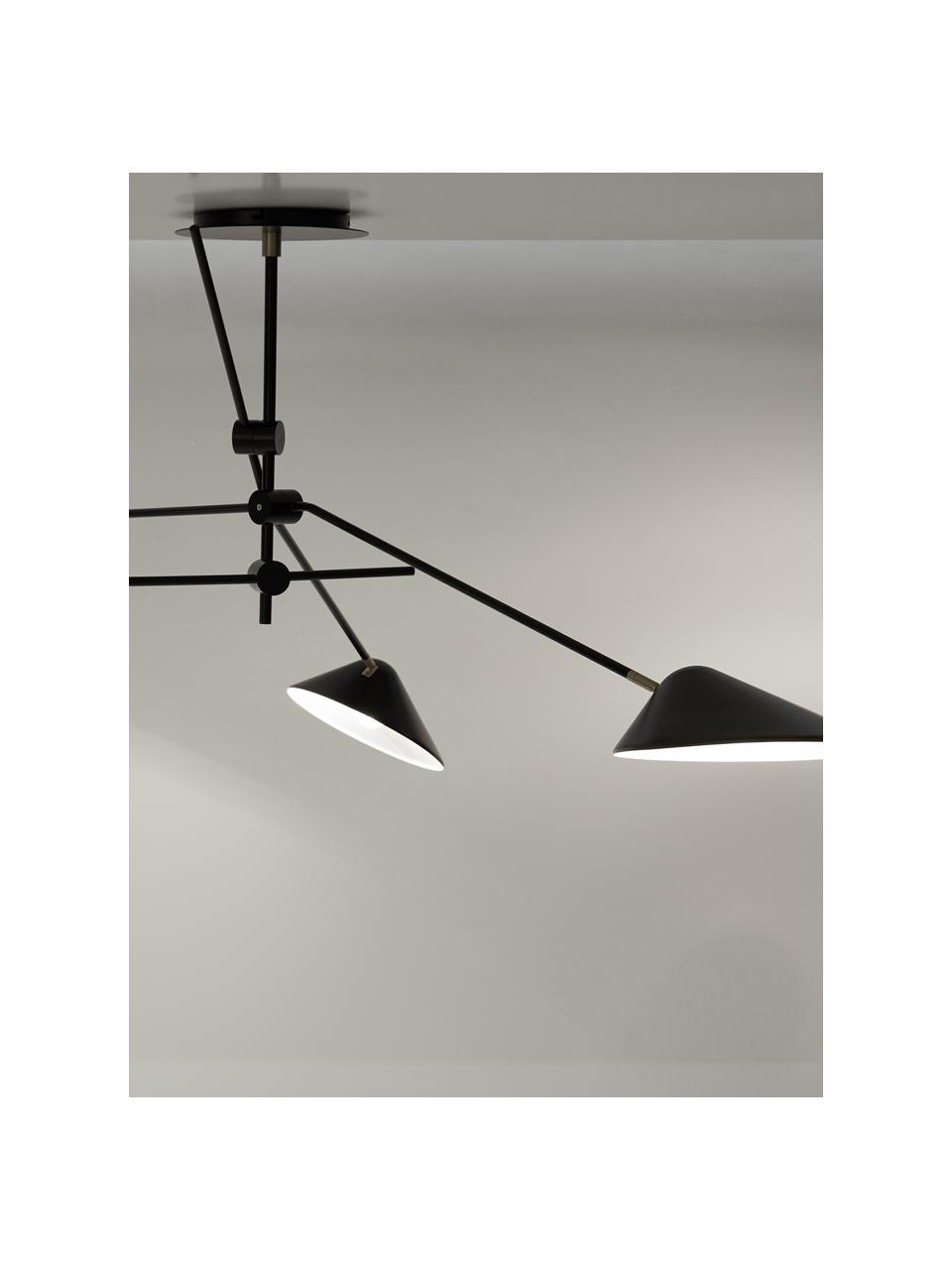 Lampa sufitowa Neron, Czarny, S 173 x W 52 cm