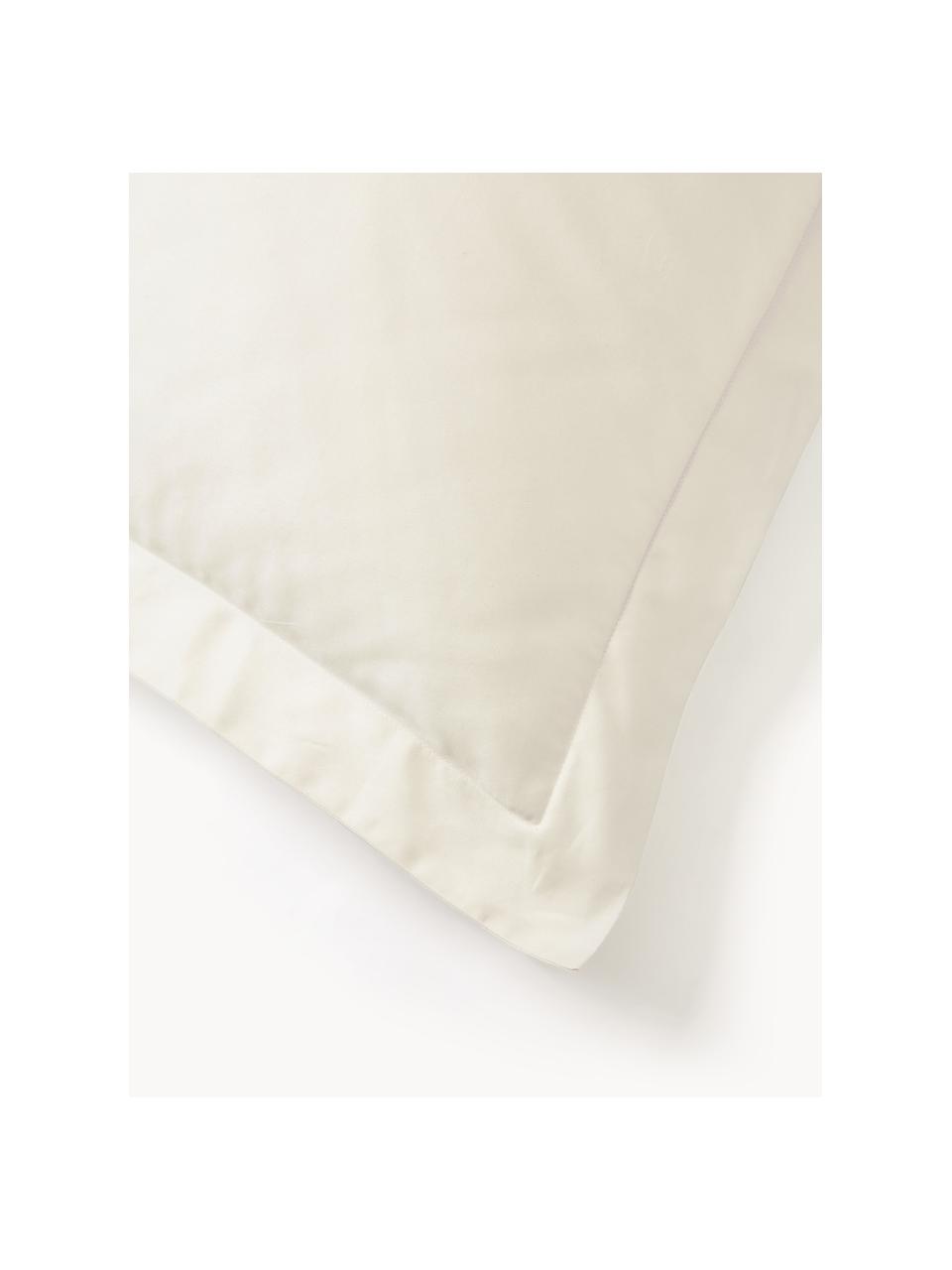 Funda de almohada de satén Premium, Beige claro, An 45 x L 110 cm