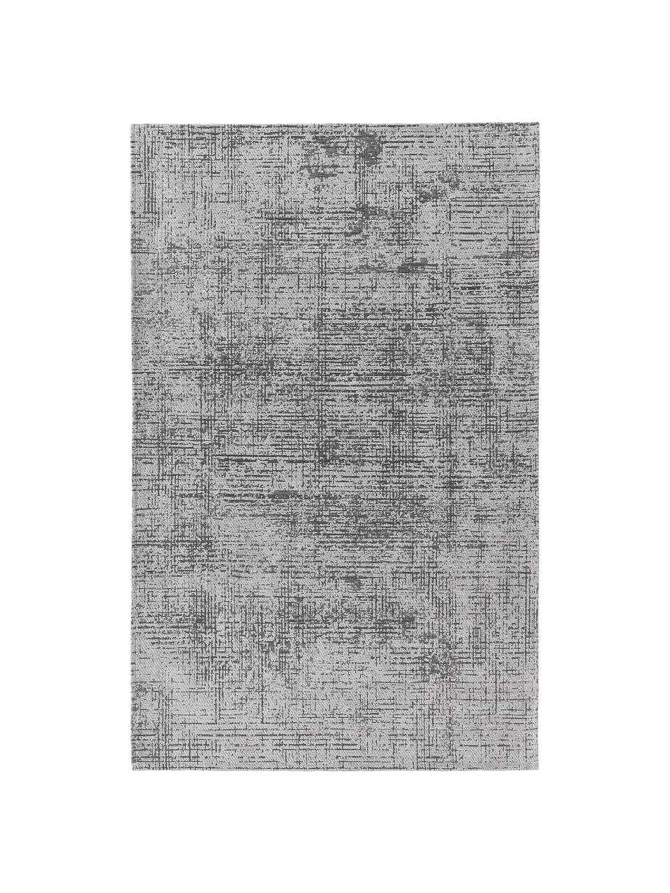 Koberec Laurence, 70% polyester, 30% bavlna, certifikát GRS, Sivá, čierna, Š 120 x D 180 cm (veľkosť S)