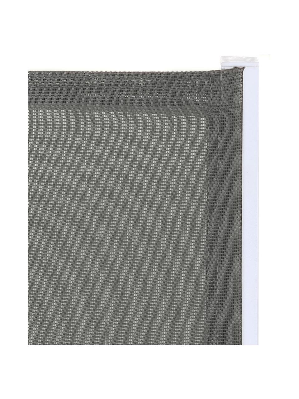 Silla apilables para exterior Thais, Estructura: aluminio recubierto, Blanco, gris, An 69 x Al 99 cm