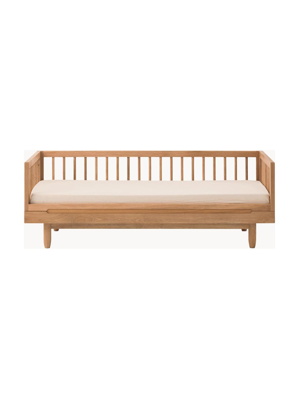 Cama infantil de madera de roble Pure, 70 x 140 cm, Madera de roble, Madera de roble, An 70 x L 140 cm