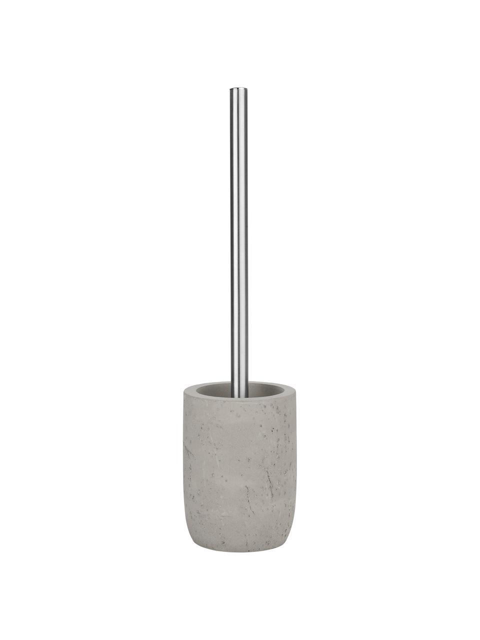 Toiletborstel Belmont, Houder: beton, Grijs, Ø 10 x H 40 cm