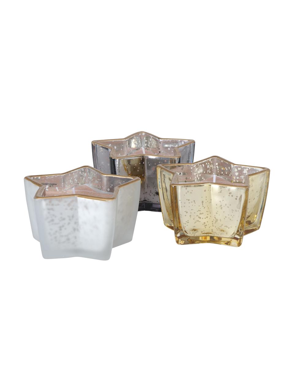 Komplet świec dekoracyjnych Delisa, 3 elem., Wielobarwny, S 10 x W 6 cm