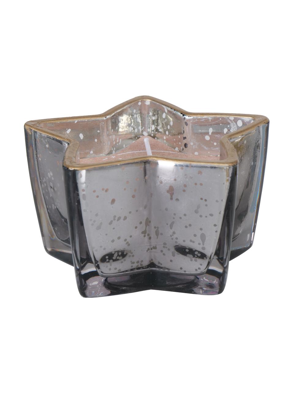 Deko-Kerzen Delisa in Glasbehältern, 3er-Set, Behälter: Glas, Bunt, B 10 x H 6 cm