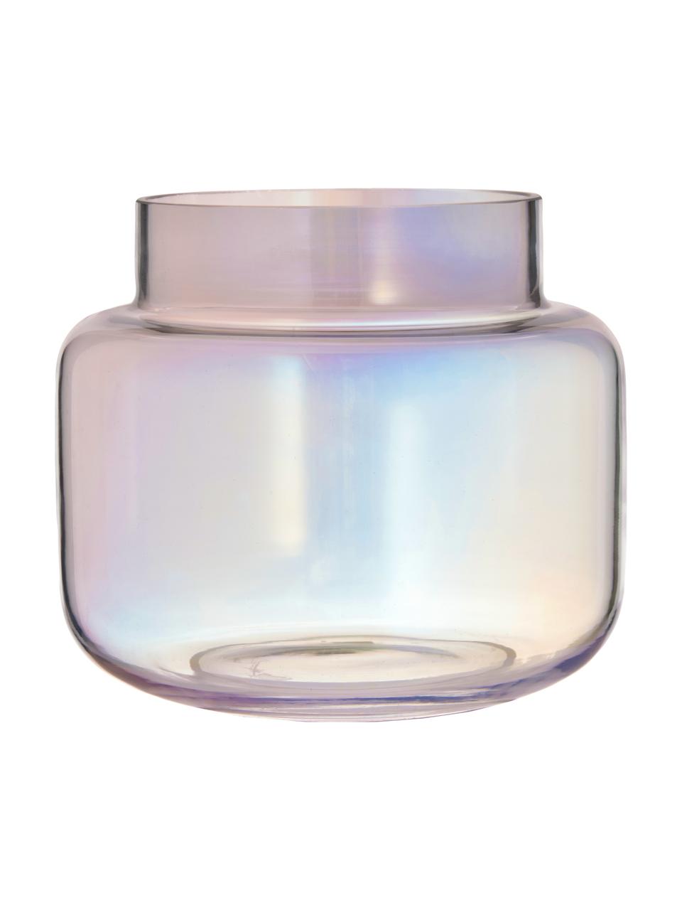 Glas-Vase Lasse, medium, Glas, Mehrfarbig, Ø 16 x H 14 cm