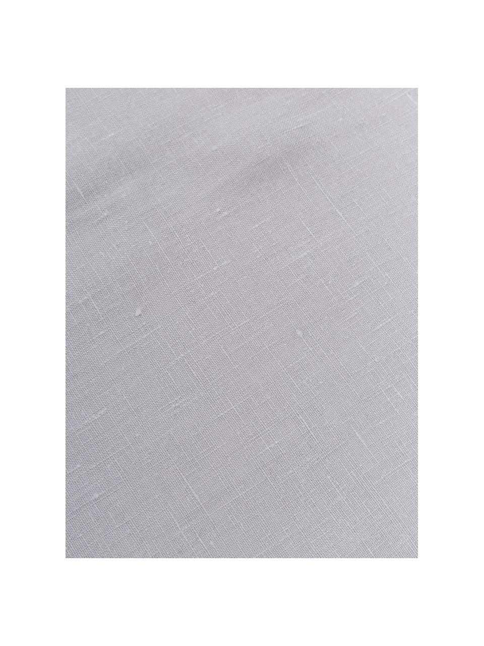 Torchon lin gris clair Heddie, 100 % pur lin, Gris clair, larg. 50 x long. 70 cm