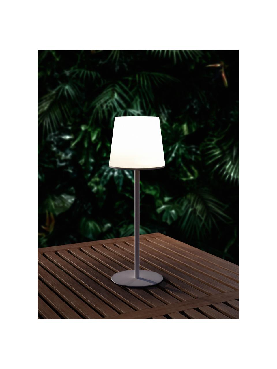 Stmievateľná stolová lampa s USB pripojením Fausta, Biela, Ø 13 x V 37 cm